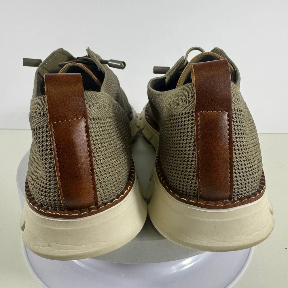 Wingtip Oxford Mens Olive Green Sneakers C24948‎